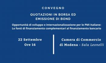 Quotazione in borsa ed emissione di bond – opportunità di sviluppo e internazionalizzazione per le PMI italiane