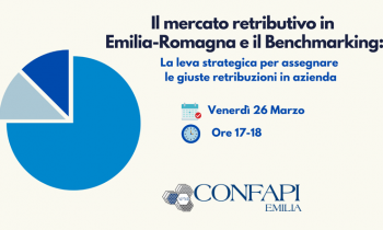 Webinar "IL MERCATO RETRIBUTIVO IN EMILIA-ROMAGNA E IL BENCHMARKING" - 26/03/2021 ore 17.00