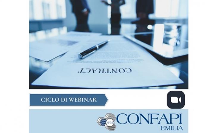 CICLO DI WEBINAR: LA CONTRATTUALISTICA INTERNAZIONALE