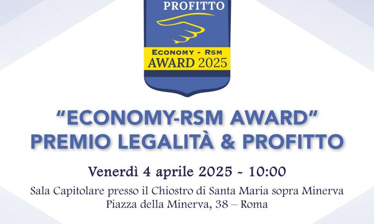 Economy-RSM Award - Premio Legalità e Profitto a Erreffe Progetti e Ecosud