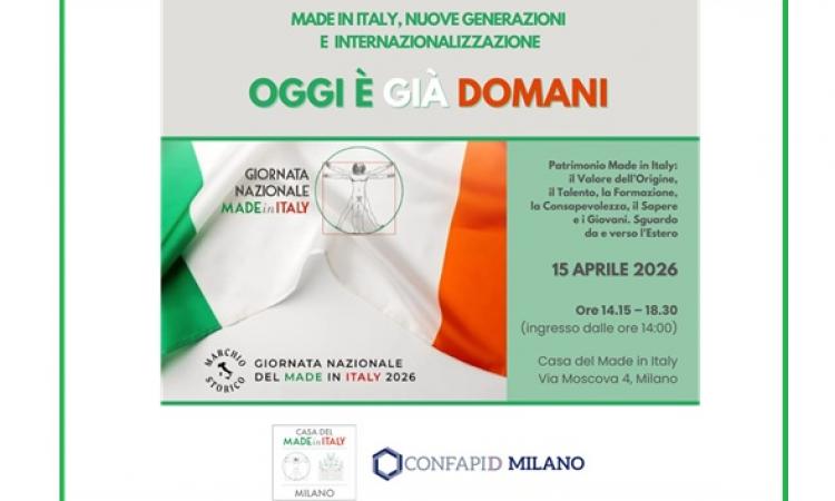 “Oggi è già Domani”. Evento di Confapid Milano alla Casa del Made in Italy MIMIT