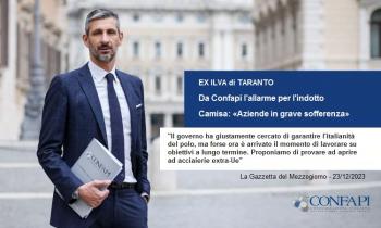 Ex Ilva. Da Confapi l'allarme per l'indotto: «Aziende in grave sofferenza»