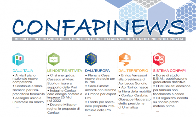 Online il nuovo numero di Confapinews
