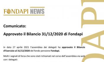 Approvato il Bilancio 31/12/2020 di Fondapi