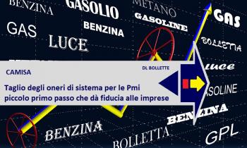 CAMISA: TAGLIO ONERI DI SISTEMA PER PMI PRIMO PICCOLO PASSO, BENE GOVERNO