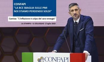 Camisa: "La Bce sbaglia sulle Pmi noi stiamo perdendo soldi"