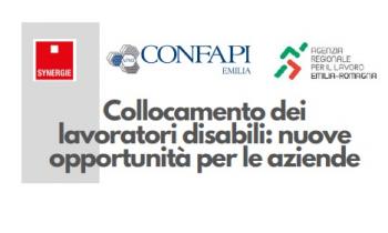 WEBINAR "COLLOCAMENTO DEI LAVORATORI DISABILI: NUOVE OPPORTUNITA' PER LE AZIENDE" - 14/06/2021 alle ore 15.30