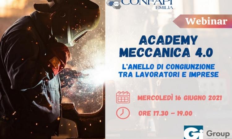 WEBINAR "ACAMEDY MECCANICA 4.0: L'ANELLO DI CONGIUNZIONE TRA LAVORATORI E IMPRESE" - 16/06/2021 alle ore 17.30