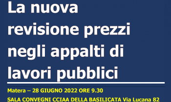 “La nuova revisione prezzi negli appalti di lavori pubblici”