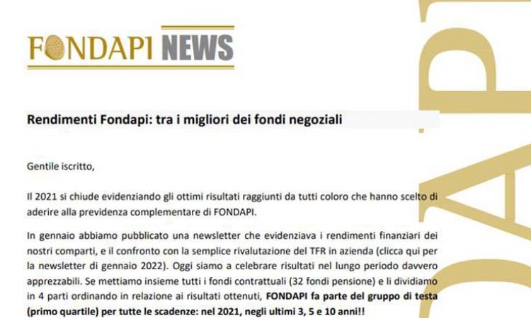 Rendimenti Fondapi: tra i migliori dei fondi negoziali