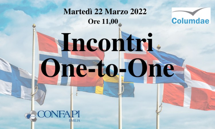 Invito evento "LA SCANDINAVIA E LE SUE OPPORTUNITÀ COMMERCIALI ED EXPORT PER LE PMI ITALIANE" - Martedì 22 Marzo ore 11.00