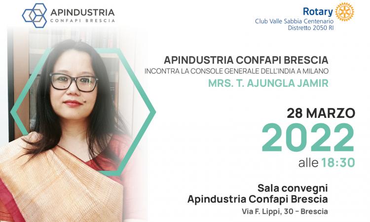 LA CONSOLE T.AJUNGLA JAMIR VISITA LA SEDE DI APINDUSTRIA CONFAPI BRESCIA