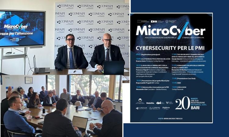 Tappa a Bari per il progetto MicroCyber: al centro la "Cybersecurity per le PMI"