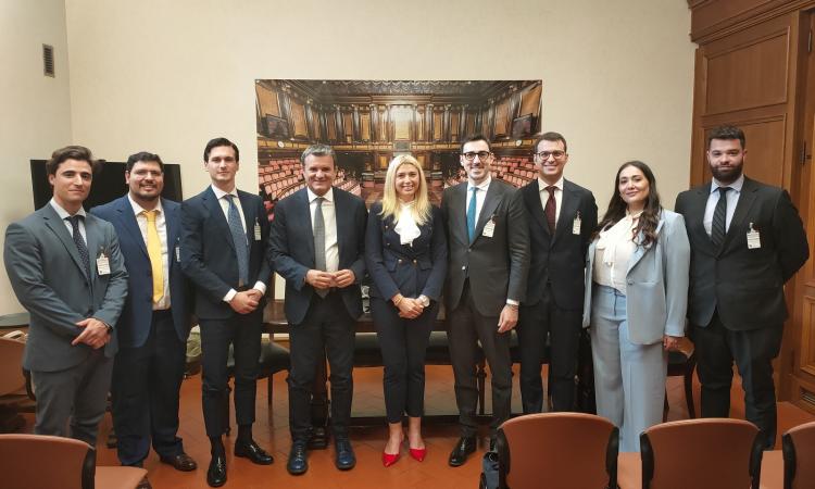 GRUPPO GIOVANI IMPRENDITORI IN VISITA AL SENATO