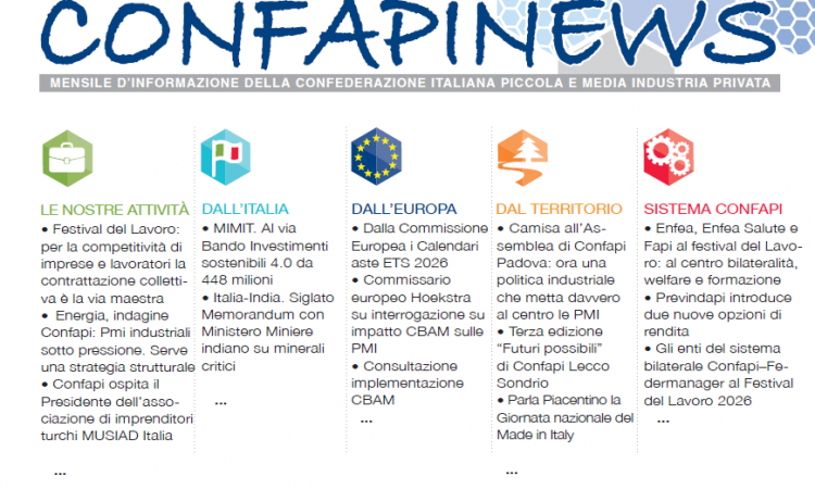 È online il nuovo numero di Confapinews