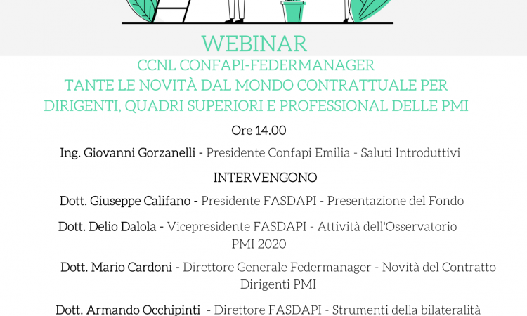 CCNL CONFAPI-FEDERMANAGER. LE NOVITÀ IN UN WEBINAR DI CONFAPI EMILIA