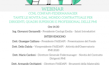 CCNL CONFAPI-FEDERMANAGER. LE NOVITÀ IN UN WEBINAR DI CONFAPI EMILIA