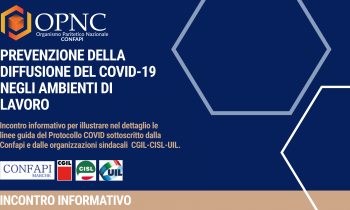 PREVENZIONE DELLA DIFFUSIONE DEL COVID-19 NEGLI AMBIENTI DI LAVORO