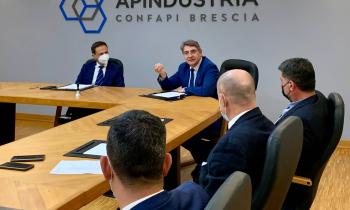 Il sindaco Emilio Del Bono ospite diApindustria Confapi Brescia